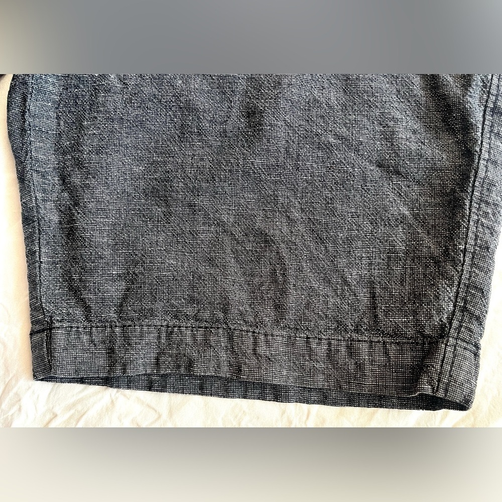 Banana Republic Men’s Unisex Gray Blue Linen Blend Shorts w Pockets Size 29 - Picture 8 of 12